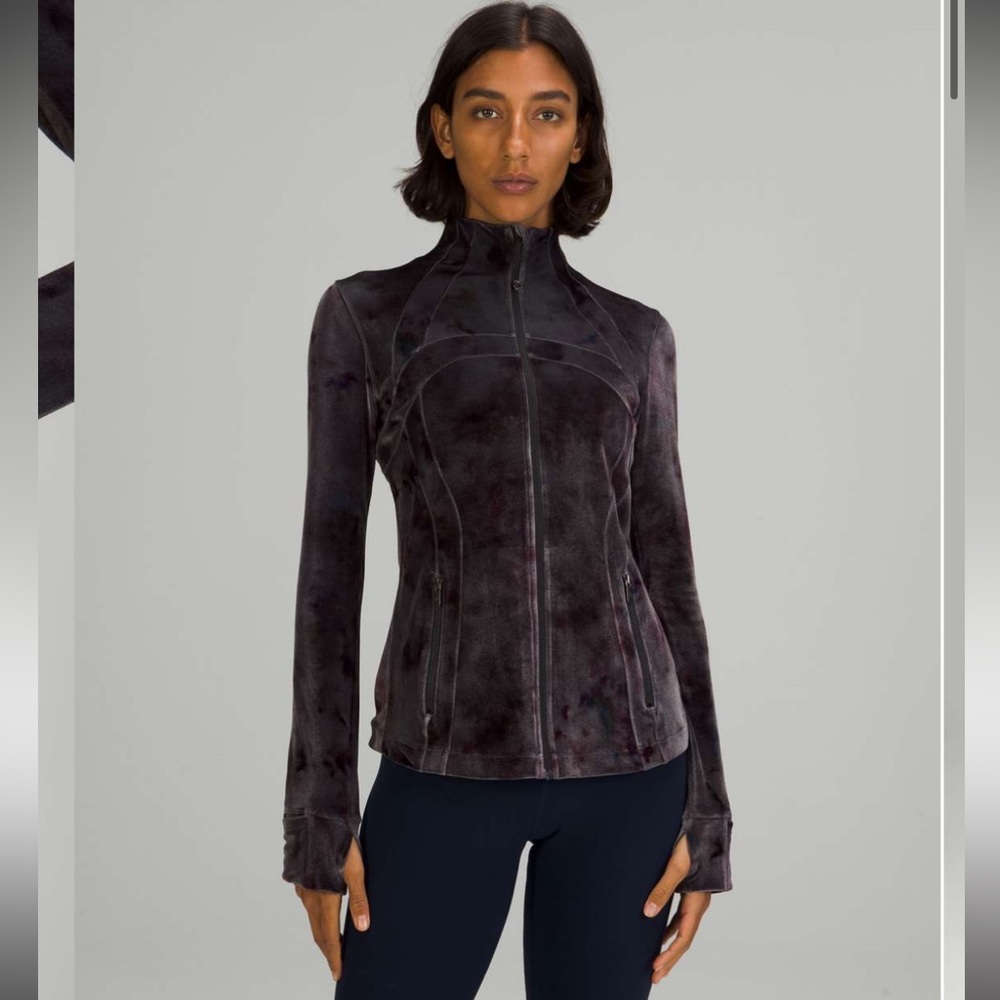 Lululemon Define Jacket. Velour Velvet. Interstellar Dark Grey Multi Print